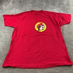 Buc-ee's‎ Beaver Graphic T-Shirt XL Texas Gas Station Travel Stop Red Tee